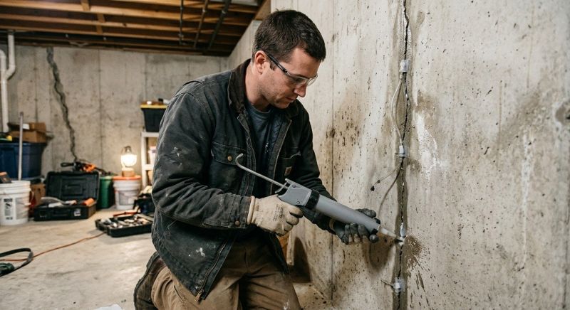 Basement Crack Repair in Cass County, MO