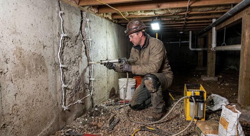 Basement Foundation Repair in Grandview, MO