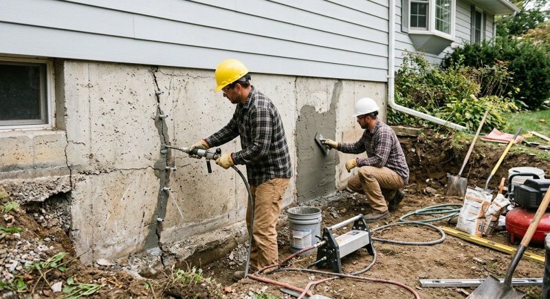 Basement Foundation Repair in Lone Jack, MO