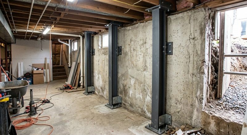 Basement Stabilization in Cass County, MO