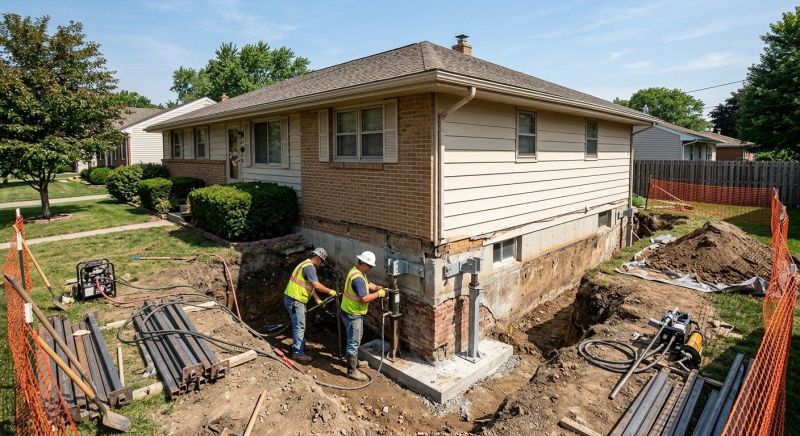 Building Foundation Repair in Miami County, KS