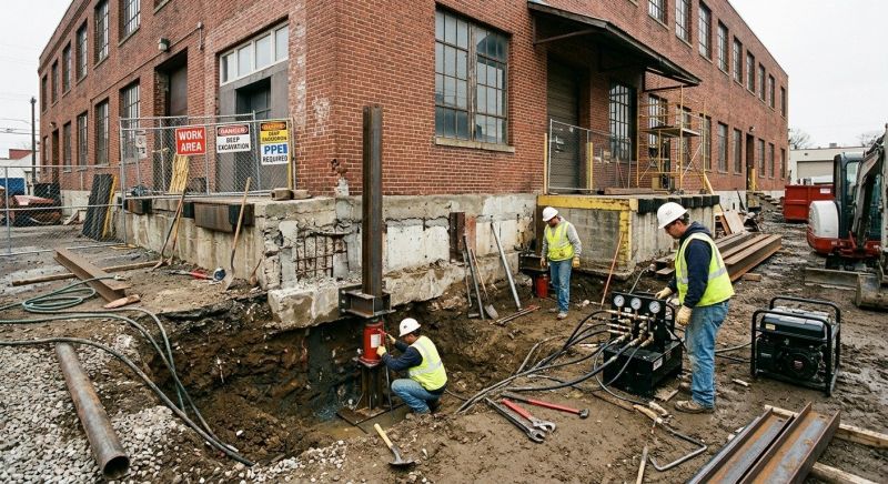 Building Foundation Repair in Olathe, KS
