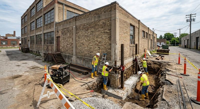 Building Foundation Repair in Peculiar, MO