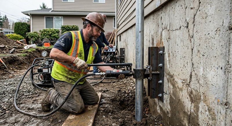 Concrete Foundation Leveling in Louisburg, KS