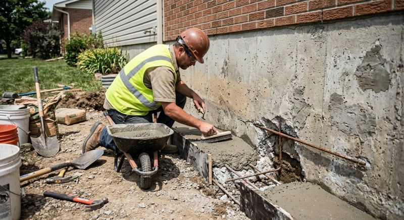 Concrete Foundation Repair in Kansas City, KS
