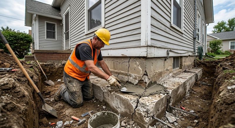 Concrete Foundation Repair in Leawood, KS