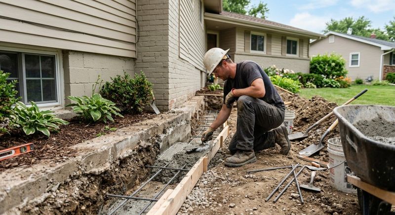 Concrete Foundation Repair in Lenexa, KS