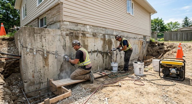 Concrete Foundation Repair in Louisburg, KS