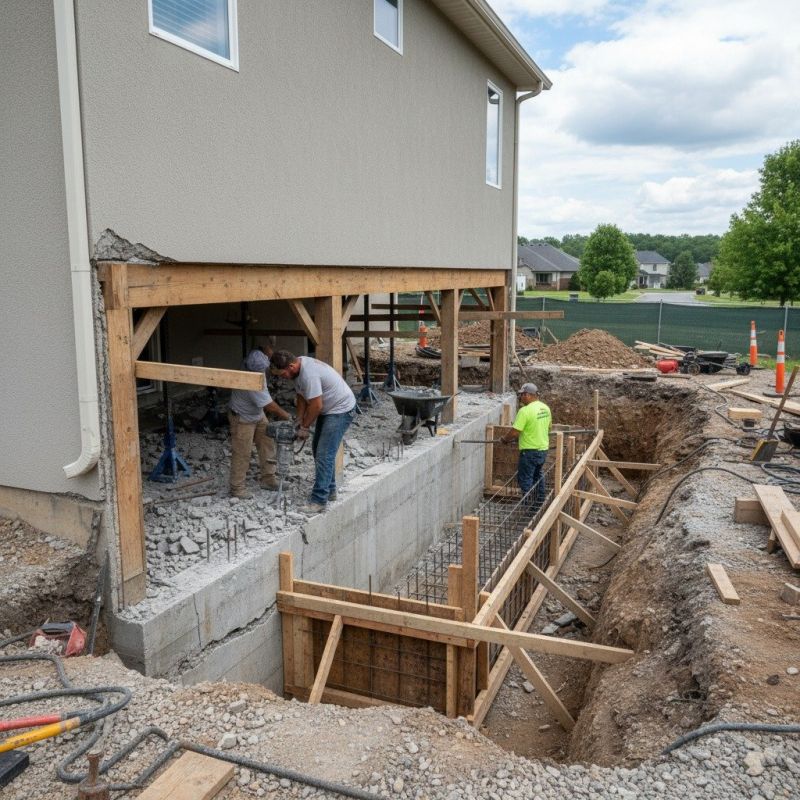 Concrete Foundation Repair in Overland Park, KS