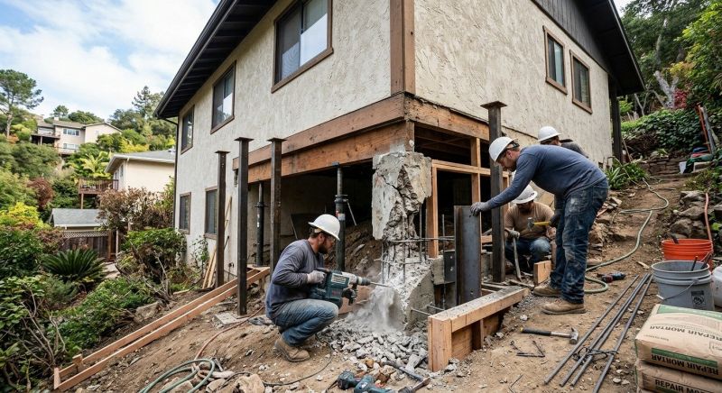 Concrete Foundation Repair in Paola, KS