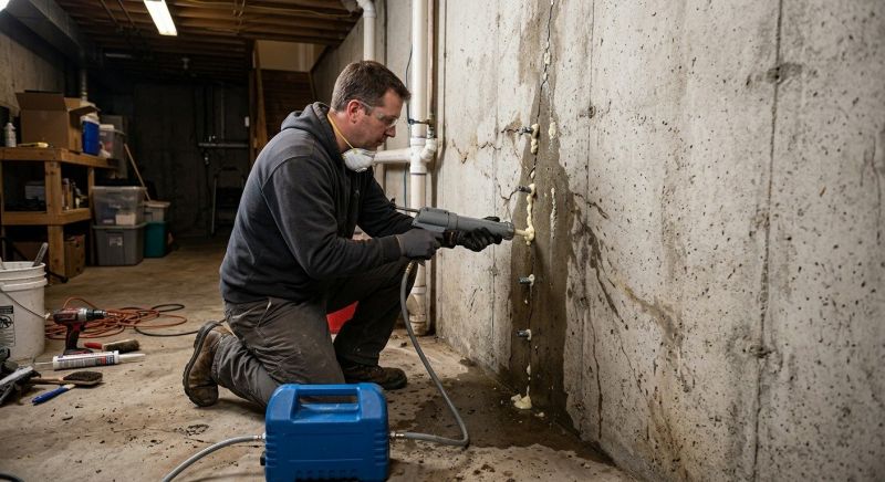 Cracked Foundation Repair in Leawood, KS