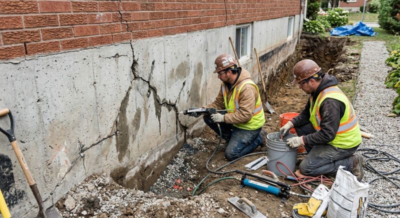 Cracked Foundation Repair in Cass County, MO