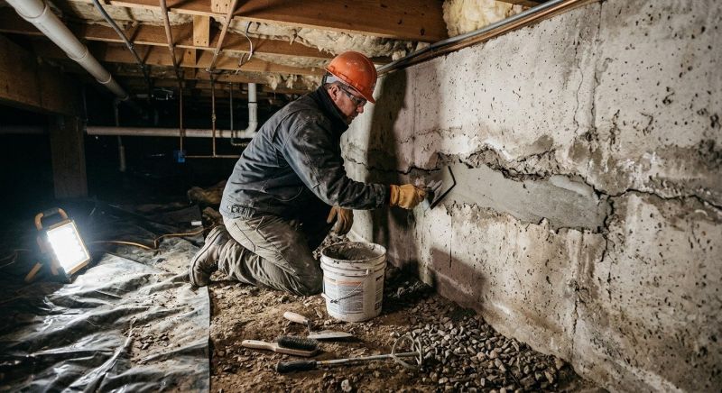 Crawlspace Foundation Repair in Gardner, KS
