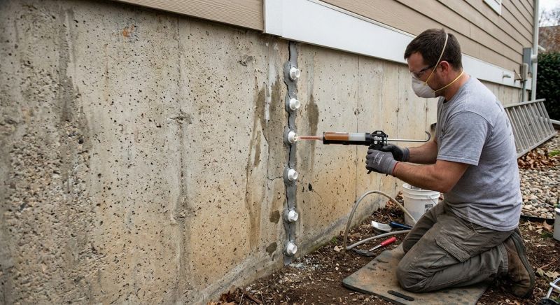 Foundation Crack Sealing in Cass County, MO