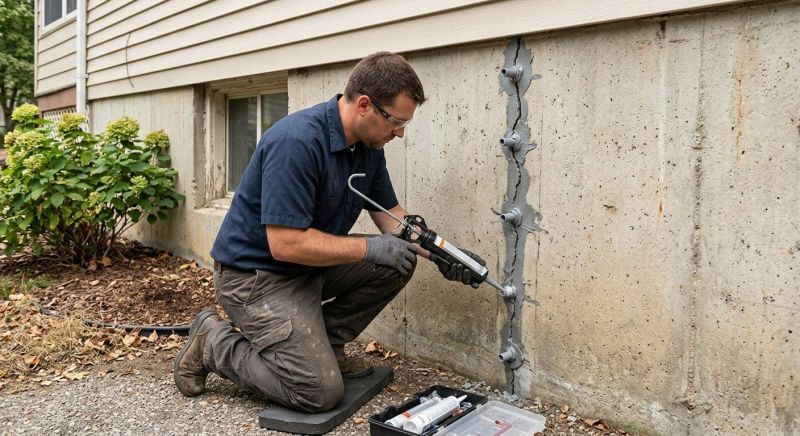 Foundation Crack Sealing in Cass County, MO