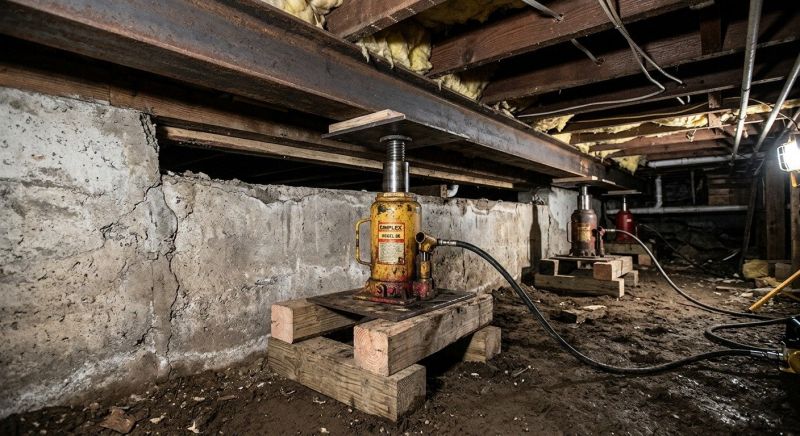 Foundation Jacking in Drexel, MO