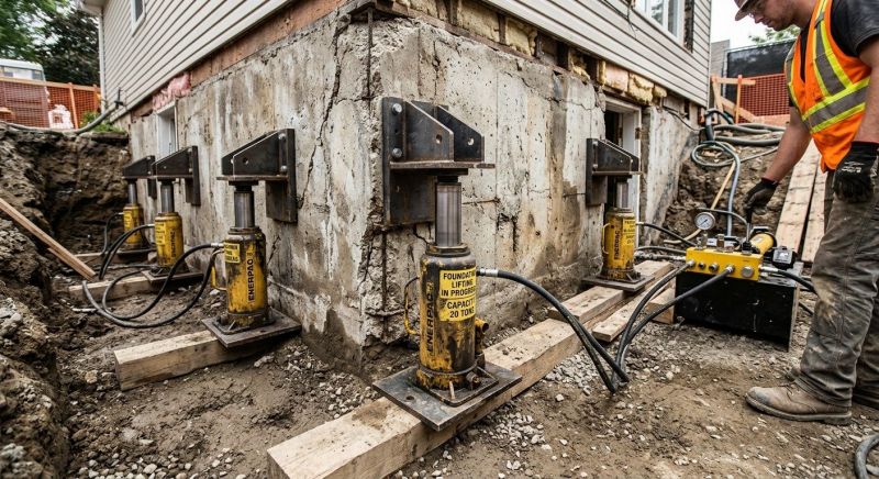Foundation Jacking in Gardner, KS