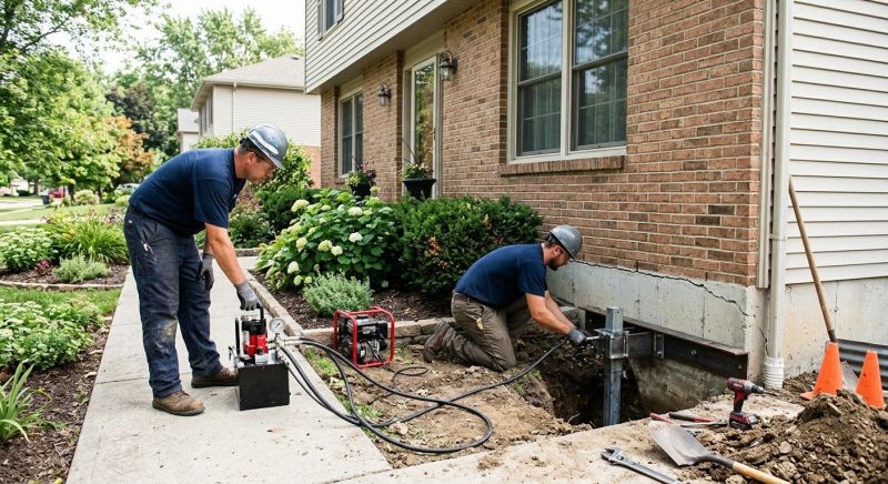 Foundation Jacking in Grandview, MO