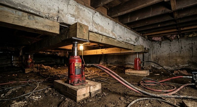 Foundation Jacking in Grandview, MO