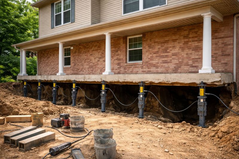 Foundation Jacking in Leawood, KS