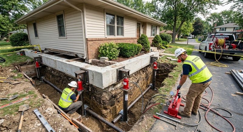 Foundation Jacking in Cass County, MO