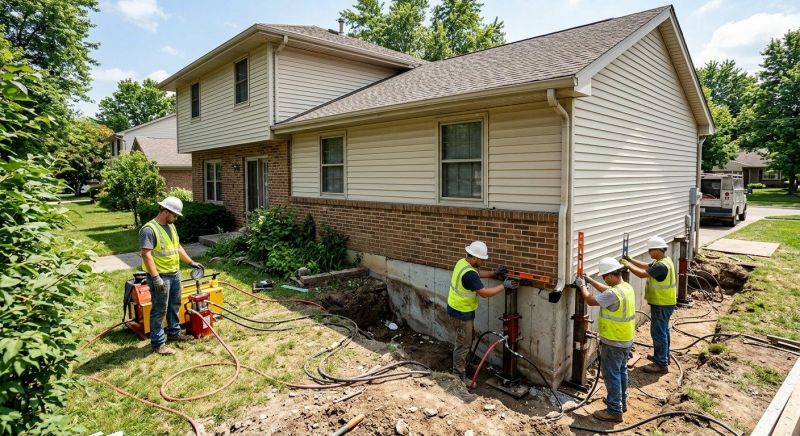 Foundation Jacking in Louisburg, KS