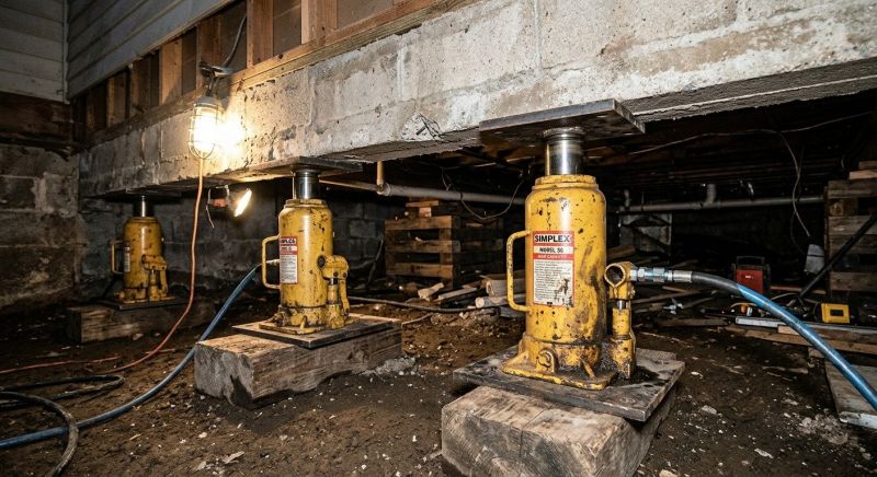 Foundation Jacking in Overland Park, KS