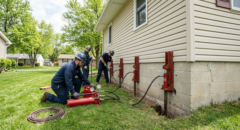 Foundation Jacking in Paola, KS