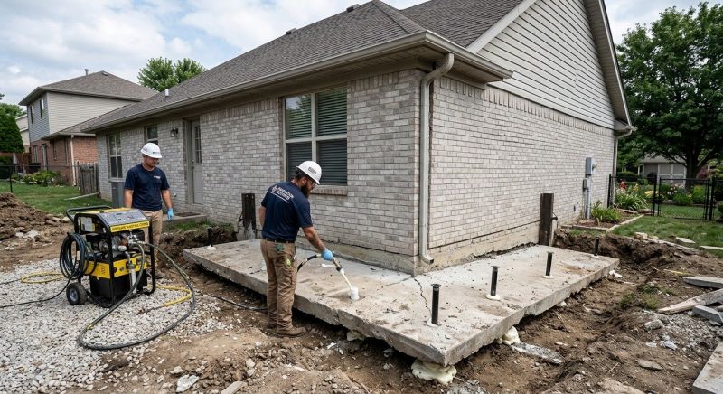 Foundation Lifting in Harrisonville, MO