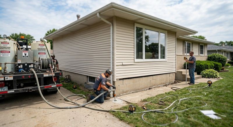 Foundation Lifting in Johnson County, KS