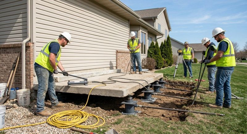 Foundation Lifting in Overland Park, KS