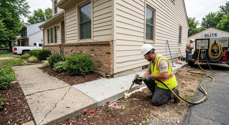 Foundation Lifting in Spring Hill, KS