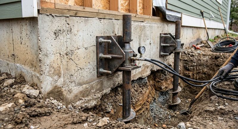 Foundation Pier Leveling in Cass County, MO