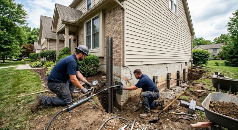 Foundation Pier Repair in Cass County, MO