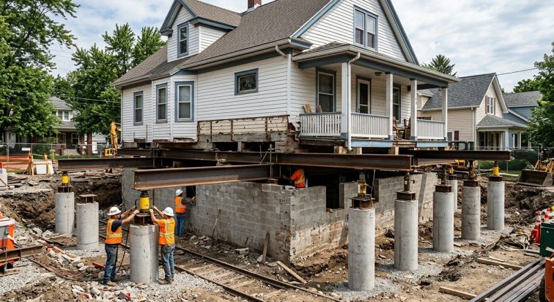 Foundation Raising in Harrisonville, MO