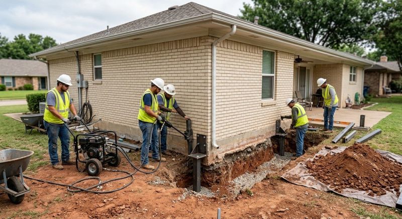 Foundation Stabilizing in Drexel, MO