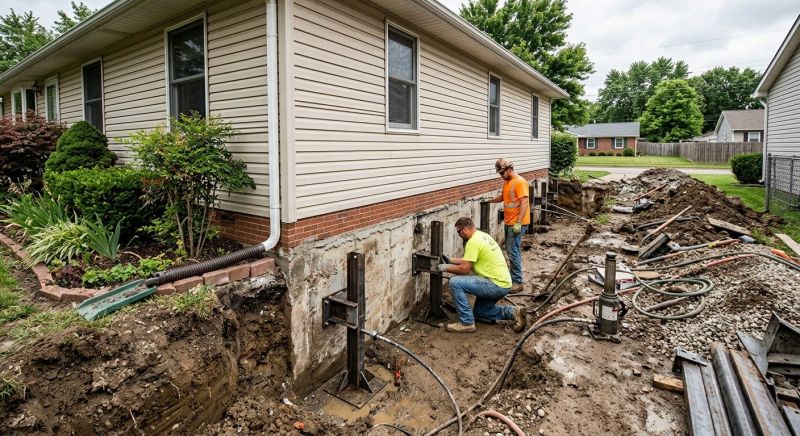 Foundation Stabilizing in Gardner, KS