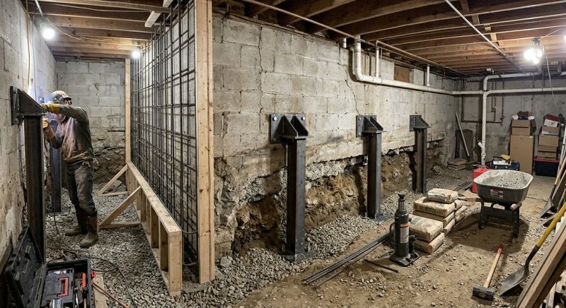 Foundation Stabilizing in Paola, KS