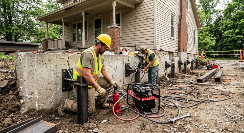 Foundation Stabilizing in Shawnee, KS