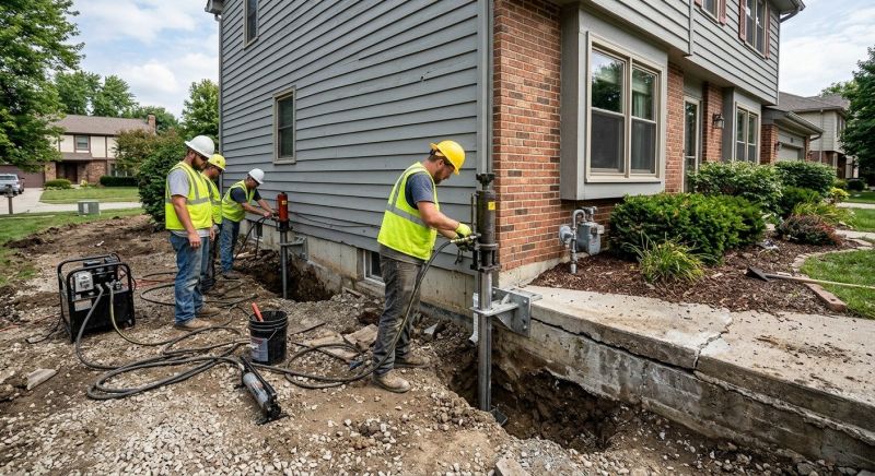 Foundation Stabilizing in Spring Hill, KS
