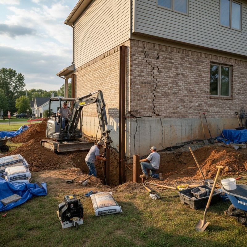 Foundation Structural Repair in Shawnee, KS