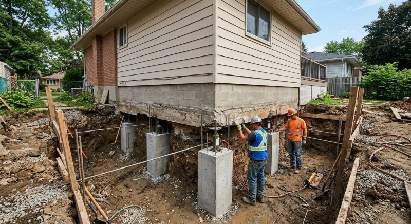 Foundation Underpinning in Cass County, MO
