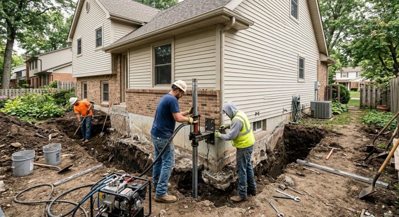 House Foundation Repair in Gardner, KS