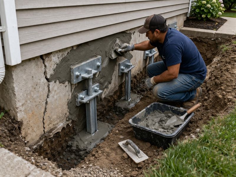 House Foundation Repair in Kansas City, KS