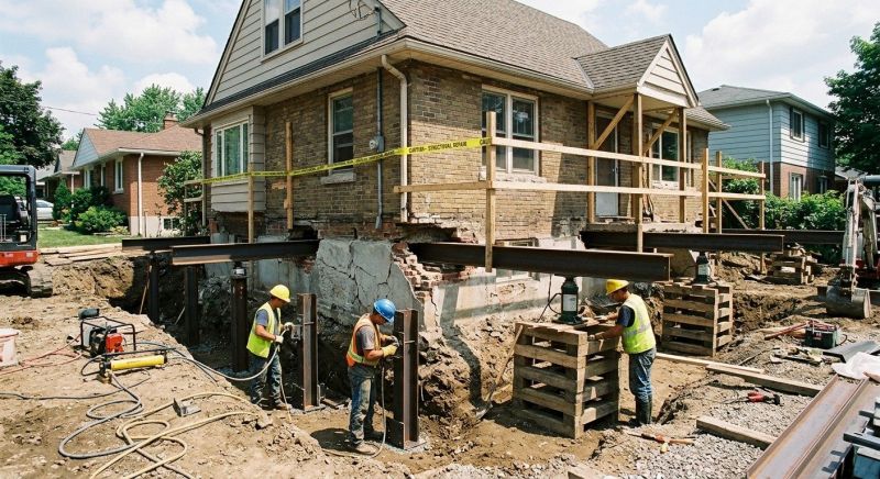 House Foundation Repair in Oak Grove, MO