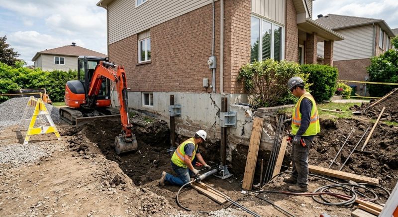 House Foundation Repair in Olathe, KS