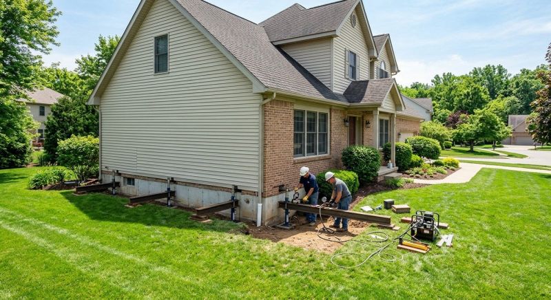Settling Foundation Service in Blue Springs, MO