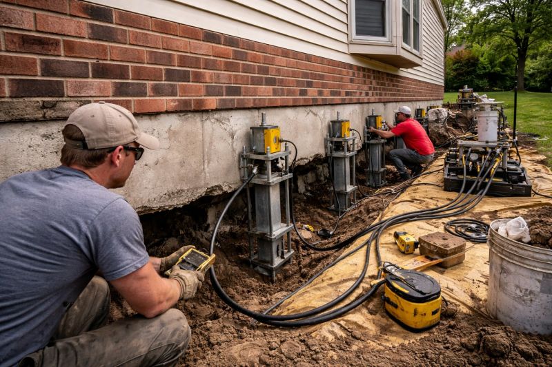 Settling Foundation Service in Gardner, KS