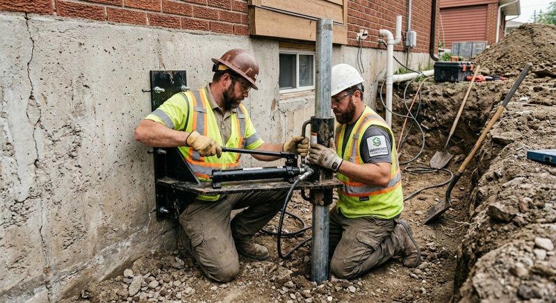Settling Foundation Service in Grain Valley, MO