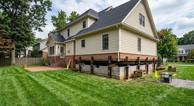 Settling Foundation Service in Grain Valley, MO